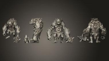 Military figurines troll 1 3d model