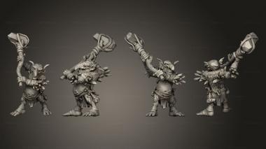 Military figurines Troll 01 3d model