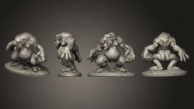 Military figurines Trolls 222 3d model