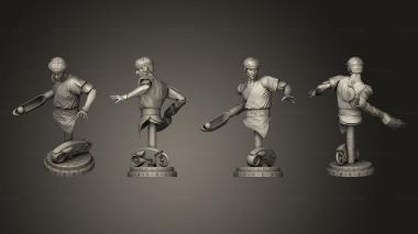 Military figurines tron bust 3d model