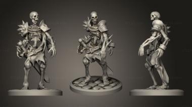 Military figurines Living Bones   Gloomhaven Remix 3d model