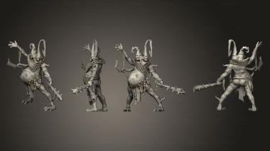 Military figurines Troubadour of Decay A Base 002 3d model
