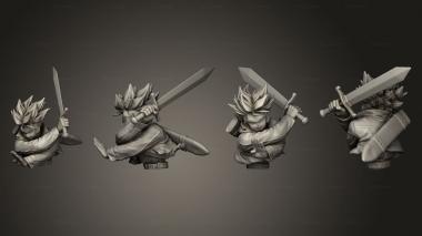Military figurines Trunks SS Absolute 3d model