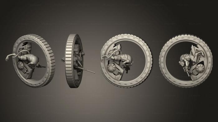 Military figurines (Tunnel Rider Alpha 2, STKW_13965) 3D models for cnc