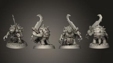 Military figurines Tuotar Berzerker 3d model