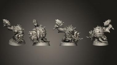 Military figurines Tuotar Cleric 3d model