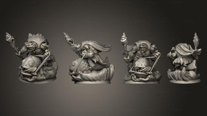 Military figurines (Tuotar Mage Mounted, STKW_13979) 3D models for cnc