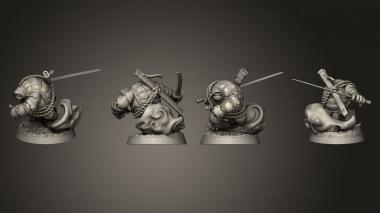 Military figurines Tuotar Ninja 3d model