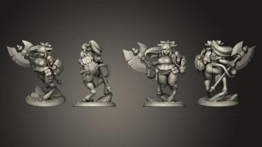 Military figurines Twin Goddess Holstaur 3d model