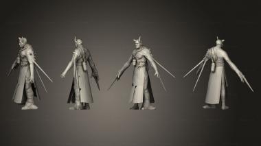 Military figurines tzeentch chaos tm 3d model