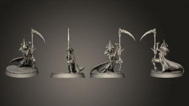Military figurines Ualiar Skull Dancer Eradicatrix 3d model