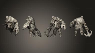 Military figurines Ugly giant 1 3d model
