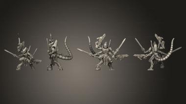 Military figurines Ugnix Ghazneeks Commander 3d model