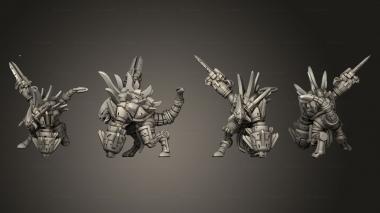 Military figurines Ugnix Kinkalis Commander 3d model