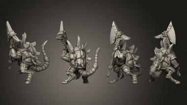 Military figurines Ugnix Kinkalis Troopers B 3d model