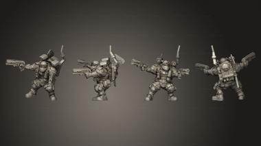 Military figurines UGOK ACTION FORCE FIGHTER B EDDIE REKESTAS 3d model