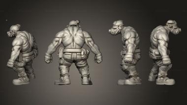 Military figurines UGOK COLONIAL FIGHTER A 002 3d model