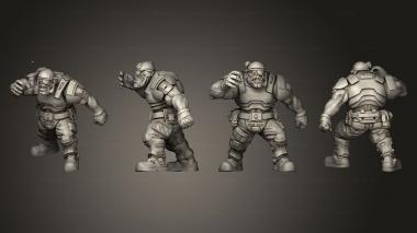 Military figurines UGOK COLONIAL FIGHTER A 003 3d model