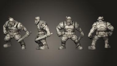 Military figurines UGOK COLONIAL FIGHTER A 006 3d model