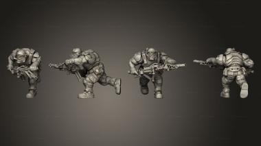 Military figurines UGOK COLONIAL FIGHTER A 010 3d model