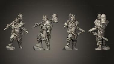 Military figurines Ulfhed thorgrimson body 3d model