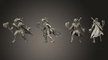 Military figurines Ulrich 1 3d model