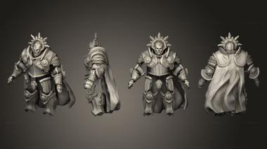 Military figurines Ultimate knight builder 3d model