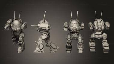 Military figurines UM R 60 4 3d model