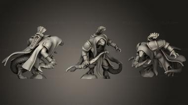 Military figurines lizardfolk Ranger 3d model