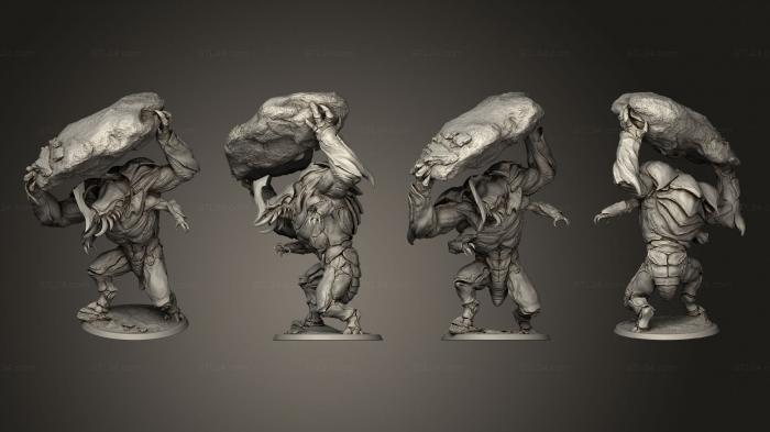 Military figurines (Umberhulk Throw, STKW_14050) 3D models for cnc