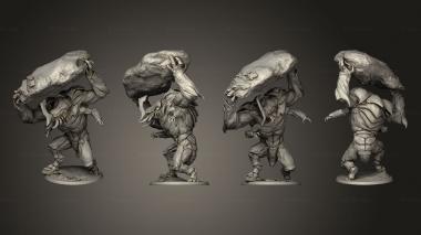 Military figurines Umberhulk Throw 3d model