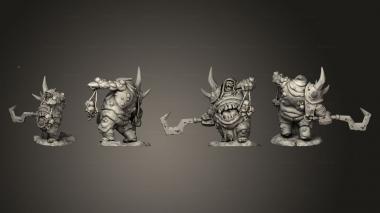 Military figurines Uncle John 3d model