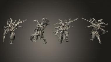 Military figurines Undead Abomination Complete 3d model