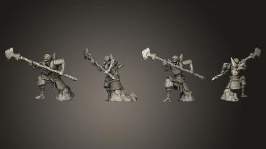 Military figurines Undead Guardian 2 3d model