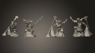 Military figurines Undead Guardian 3 3d model