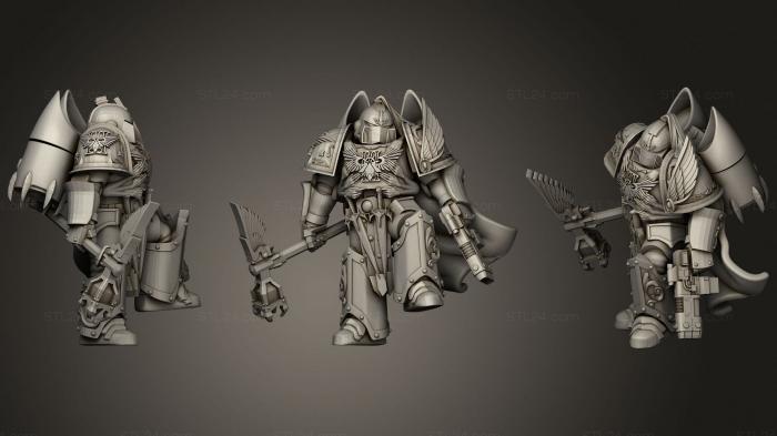 Military figurines (Lord Commander Idolus, STKW_1411) 3D models for cnc