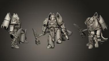 Military figurines Lord Commander Idolus 3d model