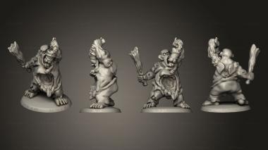 Military figurines Undead Pirate Ogres Sea Ogre 1 3d model