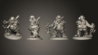 Military figurines Undead Pirate Ogres Sea Ogre 3 3d model