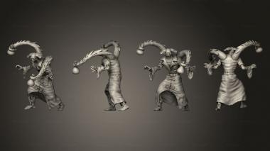 Military figurines Undead Professor Mutated 3d model