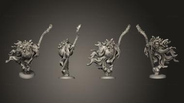 Military figurines Undead Sea Mage 3d model