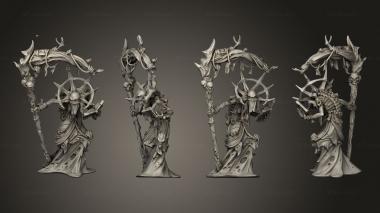 Military figurines Undead Soreceress 3d model