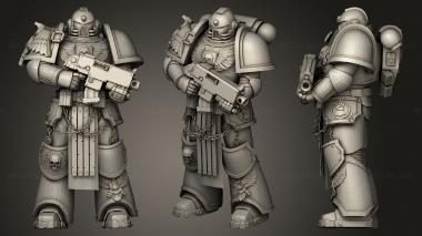 Military figurines Lord Inquisitor 3d model