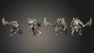 Military figurines Undead Troll Tank 2 3d model