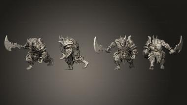Military figurines Undead Troll Tank 3d model