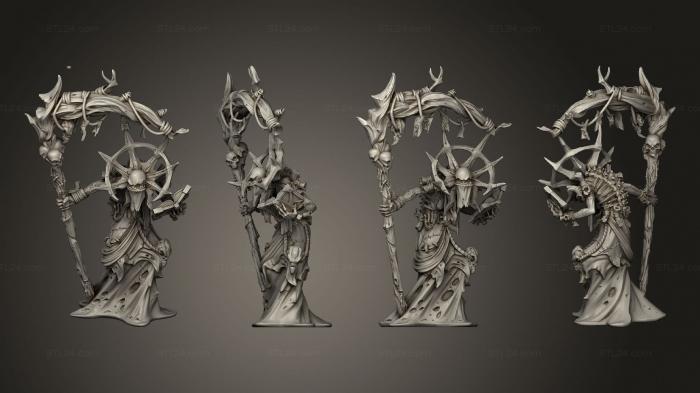 Military figurines (Undead Soreceress, STKW_14133) 3D models for cnc