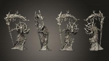 Military figurines Undead Soreceress 3d model