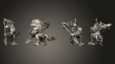 Military figurines Underwater Mayhem Abyss Hulk Harpoon Large 3d model