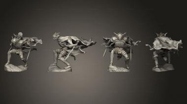 Military figurines Underwater Mayhem Atlantean Knight Sword 3d model