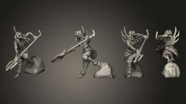 Military figurines Underwater Mayhem Marine Warrior Trident 3d model